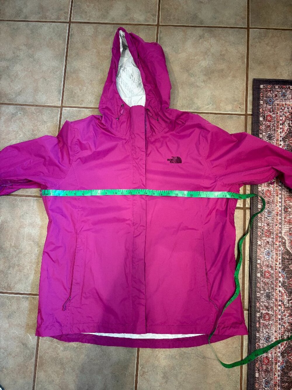 The North Face Venture 2 Rain Jacket Fuchsia Pink XXL Waterproof